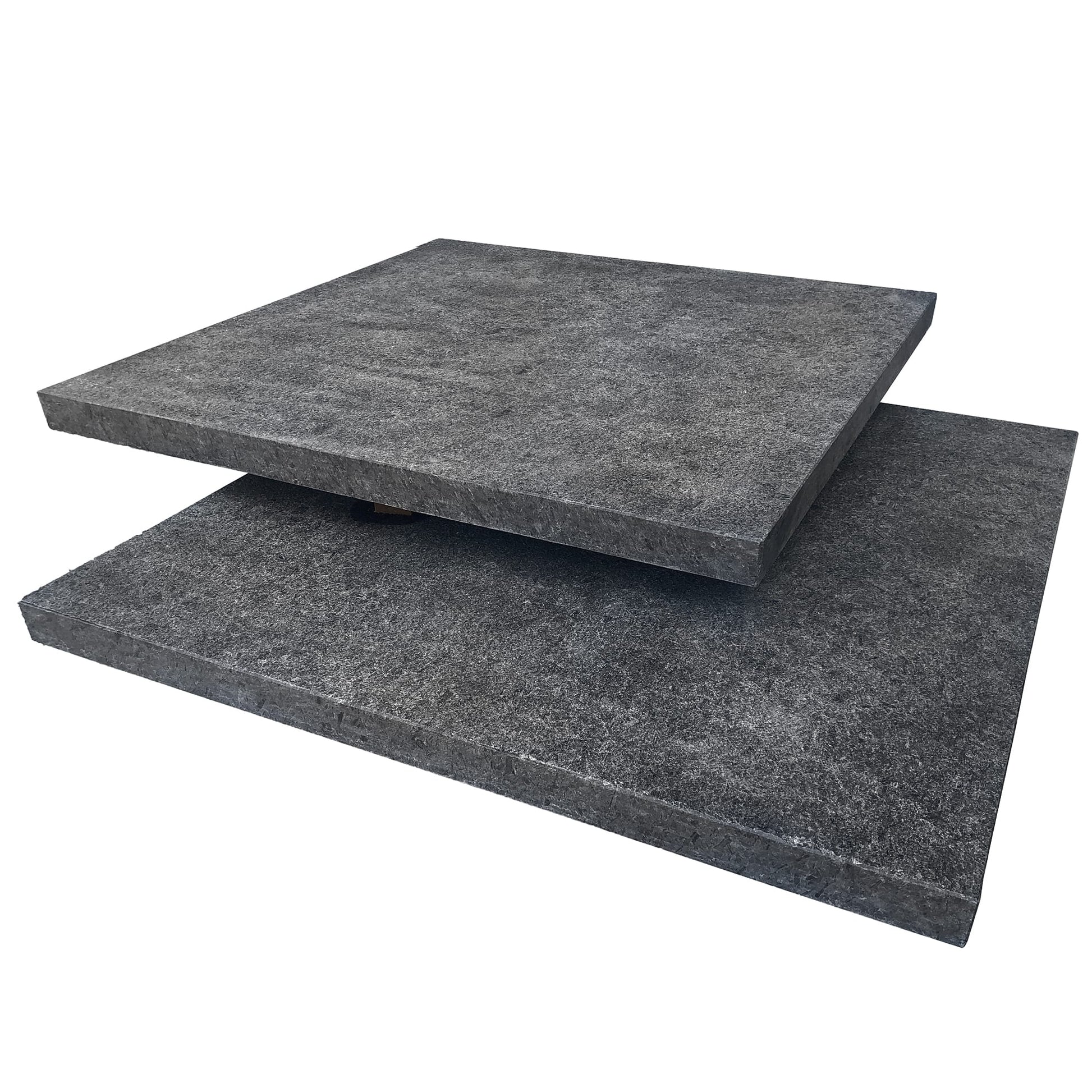 Marche suspendue en granit JADE BLACK - 120x120x7 cm