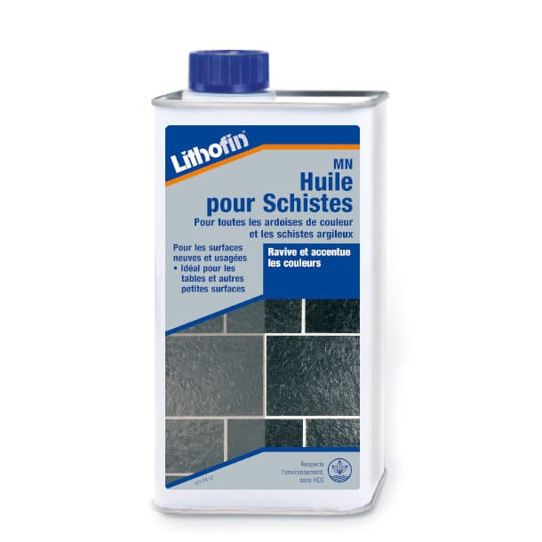 Intensificateur de couleur pour ardoise et schiste - LITHOFIN MN Huile pour schistes 1 L