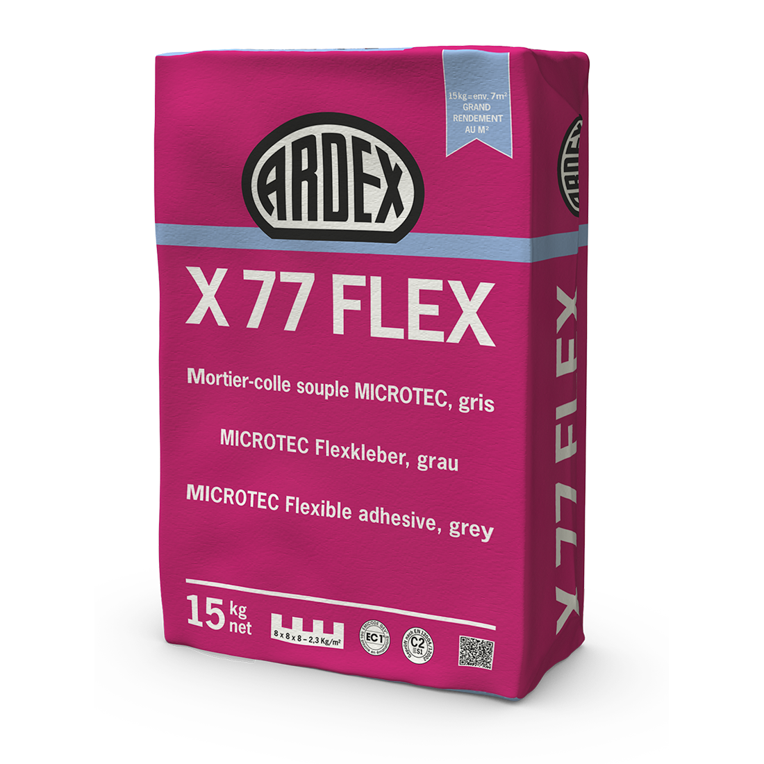 Faserklebemörtel - ARDEX X 77 FLEX (15 KG)