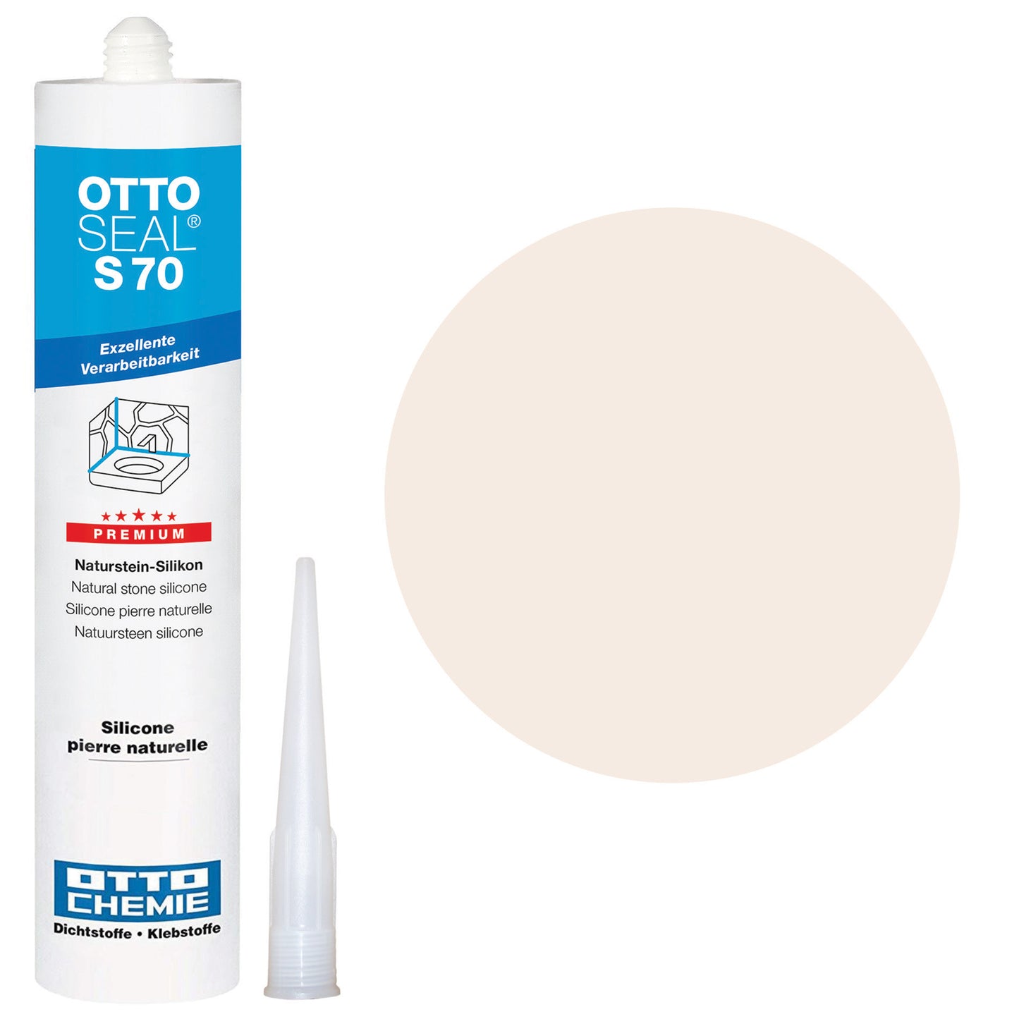 MAT JASMIN Silikon für Naturstein - OTTOSEAL S70 (310ml)