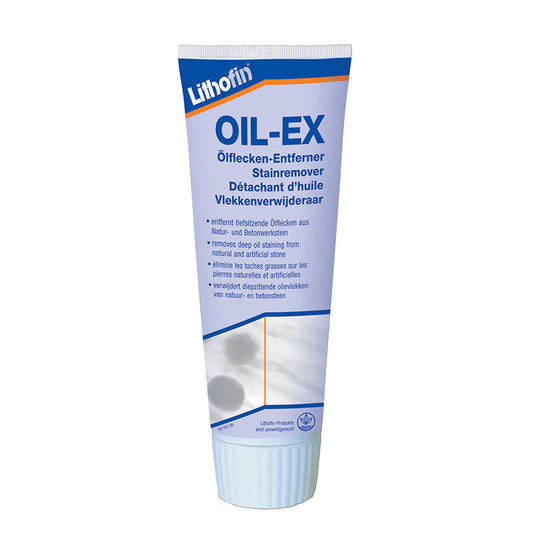 Fleckentferner für Öl-, Fett- und Wachsflecken - LITHOFIN Oil-Ex (250ml Tube)